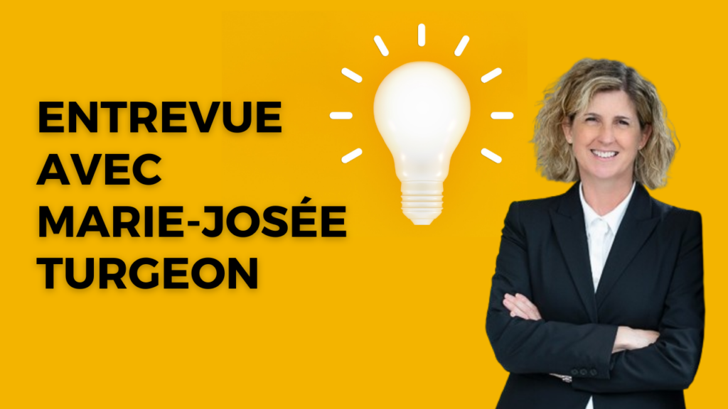 Marie-Josée Turgeon - entrevue le manager est un voyageur du temps